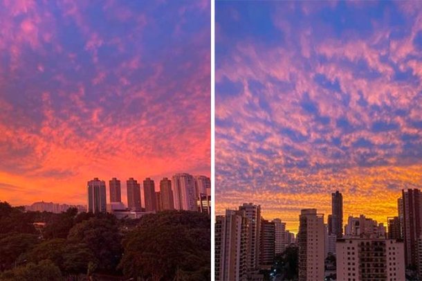 Imágenes compartidas por paulistanos en Instagram (Instagram / Reproducción)